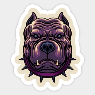 The great pitbull Sticker